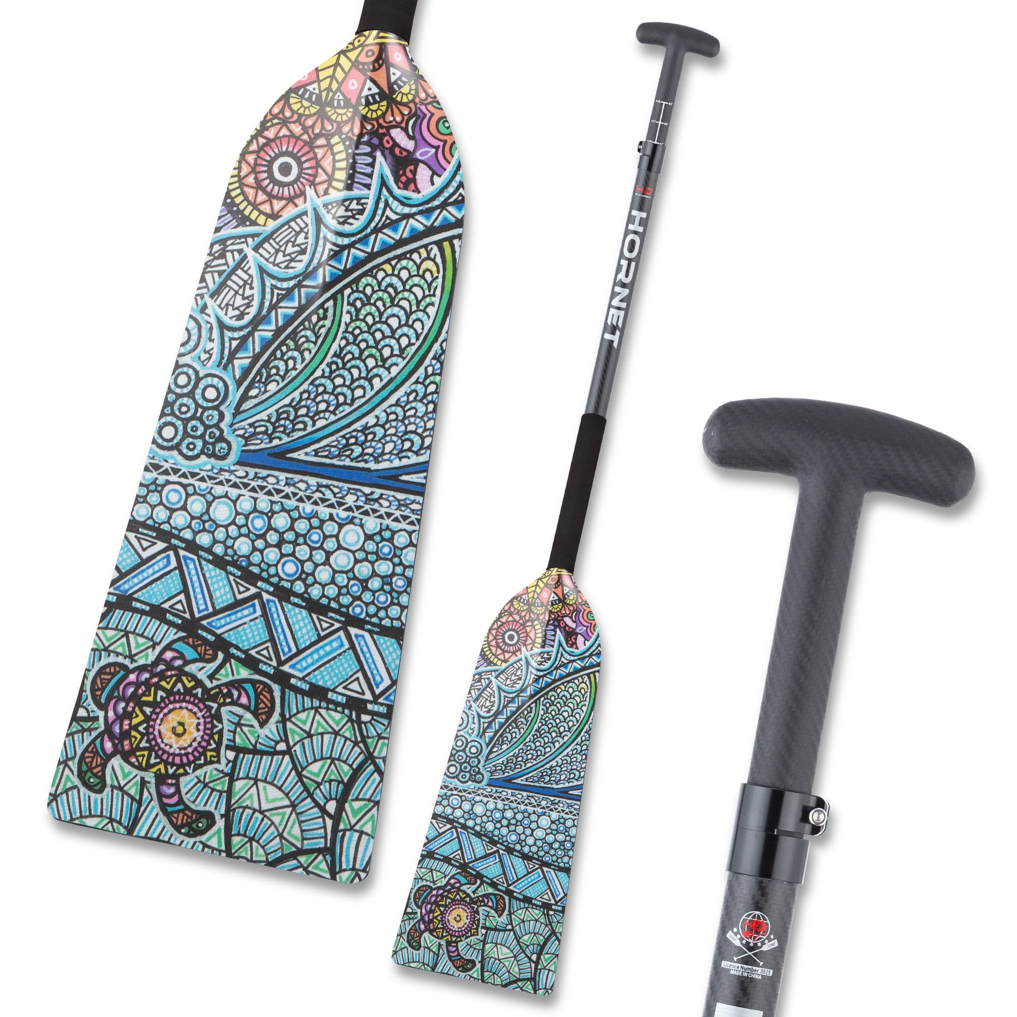 Amazon.com : Hornet Watersports Dragon Boat Paddle - Turtle Design